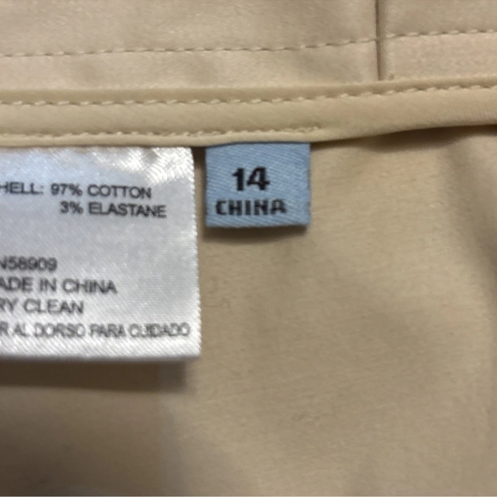 Antonio Melani Womens Sadie Parchment High Waisted WideLeg Button Front Pants 14 - Picture 8 of 12